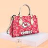 kansas city chiefs flowers pattern limited edition fashion lady handbag nla04941085861286 cfzna