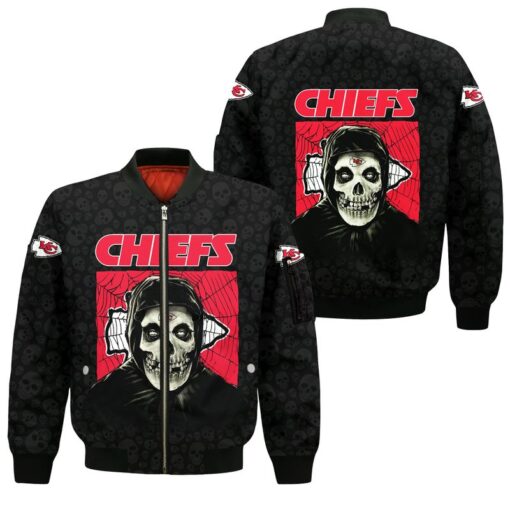 kansas city chiefs halloween misfit bomber jackets new04721062761789 5uyn6