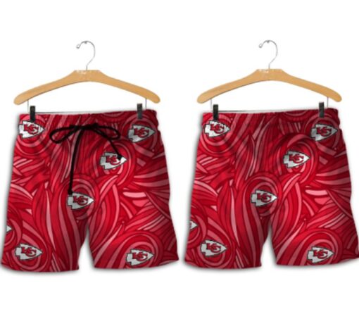 kansas city chiefs hawaiian shirt and shorts summer nla00541018037270 7nkib