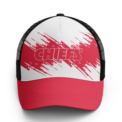 kansas city chiefs mesh back cap scratch paint color pattern limited edition new0610102231446 0mbyt