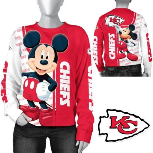 kansas city chiefs mickey disney all over print 3d sweatshirt th1429 sk53352343 9twee