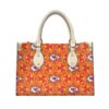 kansas city chiefs skull pattern limited edition fashion lady handbag new04561077556931 4eiub