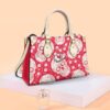 kansas city chiefs skull pattern limited edition fashion lady handbag nla05091055689082 jc17b