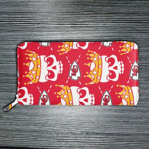 kansas city chiefs skull pattern limited edition tote bag and wallet nla06871022382678 qq2as