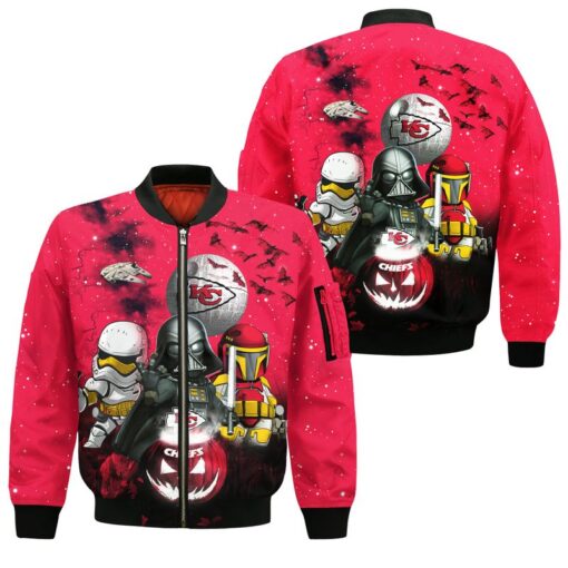 kansas city chiefs star wars unisex 3d bomber jackets new02331027445793