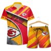 kansas city chiefs stripe pattern hawaii shirt and shorts summer new03601060208009 7n9z0