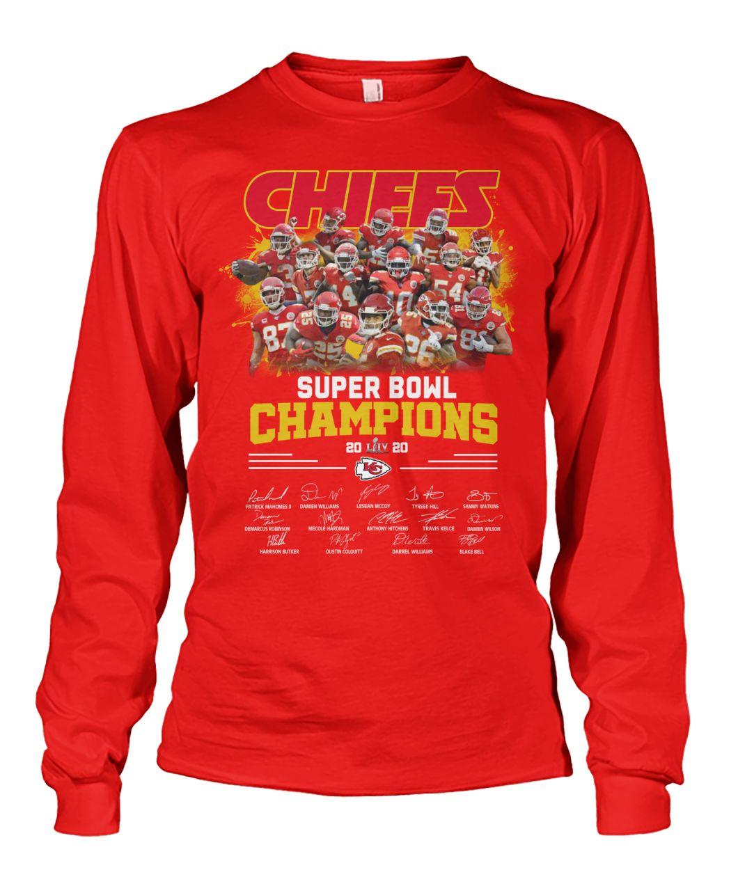 Kansas City Chiefs Super Bowl Champions 54 Mens and Womens Sweatshirt TH1321