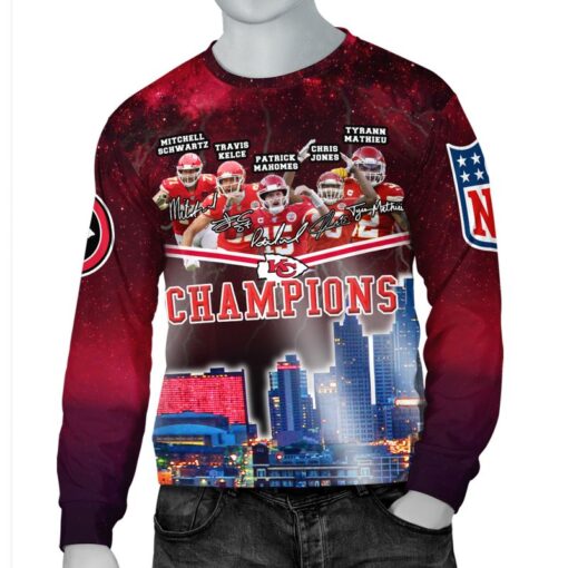 kansas city chiefs super bowl liv 2020 champions all over print 3d sweatshirt th1388 sk45600322 sj71i