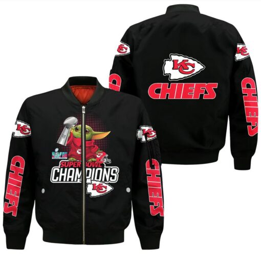 kansas city chiefs super bowl lvii unisex bomber jackets tml0004015347202