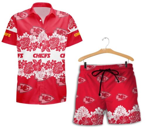 kansas city chiefs tropical pattern hawaii shirt and shorts summer nla06601059762004