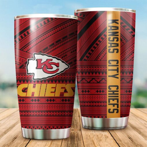 kansas city chiefs tumbler polynesian design gts00464883038226 q04fy