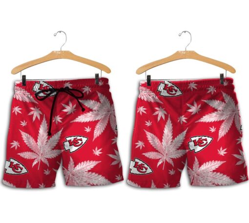 kansas city chiefs weed pattern hawaiian shirt and shorts summer nml00121029241692 1ksur