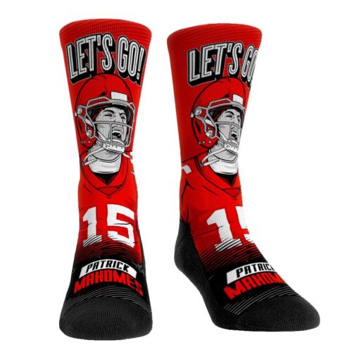 lets go kansas city chiefs black bottom socks25720405 71ogy