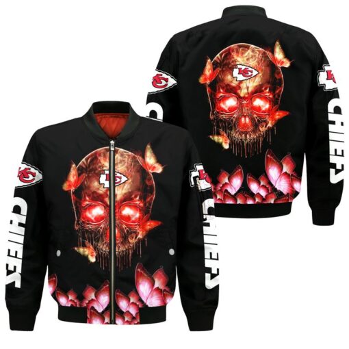 nfl kansas city chiefs all over print bomber jackets size s 5xl new00861055454015 m6ola