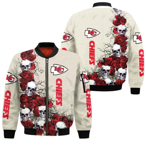 nfl kansas city chiefs all over print bomber jackets size s 5xl new00871028980814