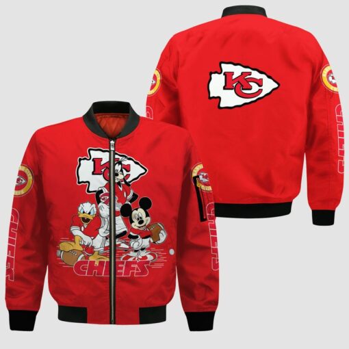 nfl kansas city chiefs all over print bomber jackets size s 5xl new00901059106916