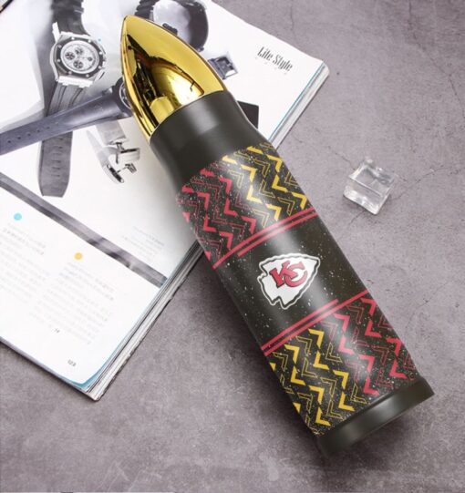 nfl kansas city chiefs arrow pattern limited edition bullet tumbler new04291014295171 bo3df