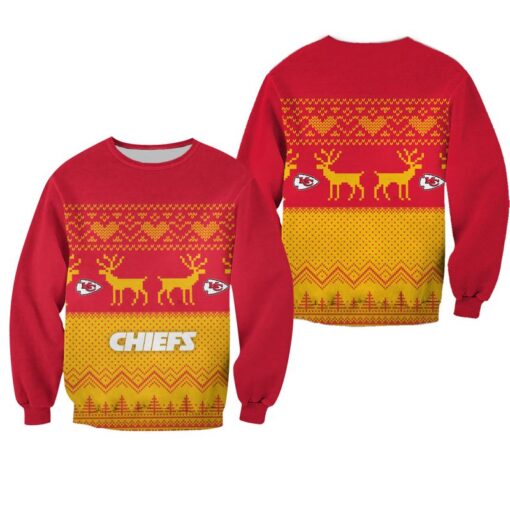 nfl kansas city chiefs christmas pattern limited edition sweatshirt nla0405108033778 dhg6o