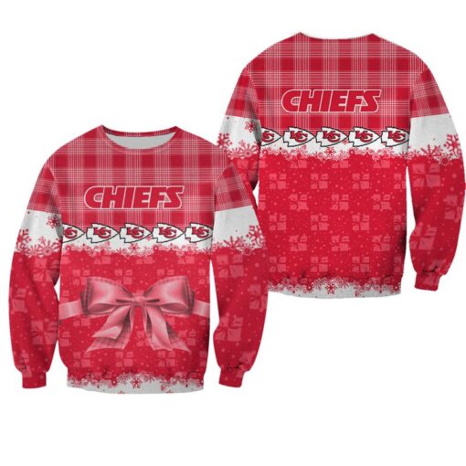 nfl kansas city chiefs christmas snowman limited edition sweatshirt nla03691060064536 lacdp