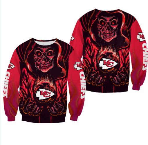 nfl kansas city chiefs death halloween skull limited edition sweatshirt nla02251013731836 ryr1i