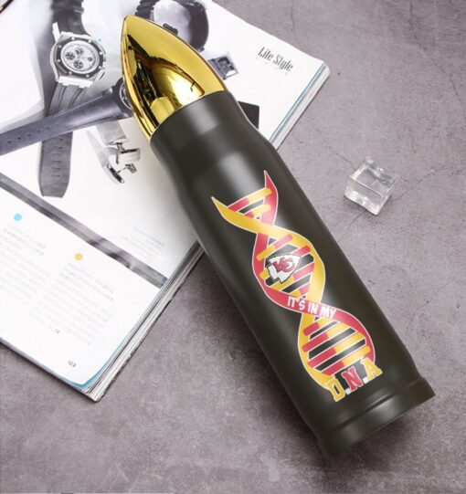 nfl kansas city chiefs dna pattern limited edition bullet tumbler new03891062092459 y2v4o