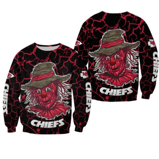 nfl kansas city chiefs halloween scarecrow edition sweatshirt nla02671040102012 4bb70