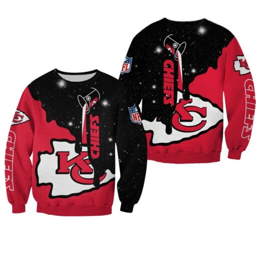 nfl kansas city chiefs limited edition all over print sweatshirt new00601070392343