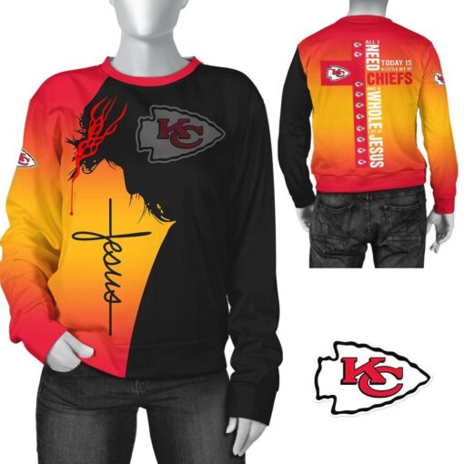 nfl kansas city chiefs limited edition all over print sweatshirt unisex sizes gts00478516513493 h4qwm