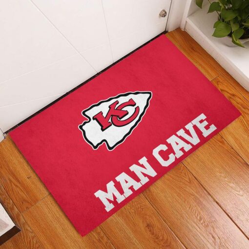 nfl kansas city chiefs men cave rubber base doormat new06361020354057 pdb32