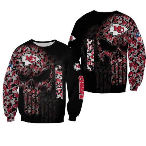 nfl kansas city chiefs skull limited edition sweatshirt new00741014284375 ch0lj