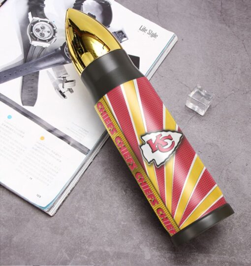 nfl kansas city chiefs special pattern limited edition bullet tumbler new03871085508201 pvz0a