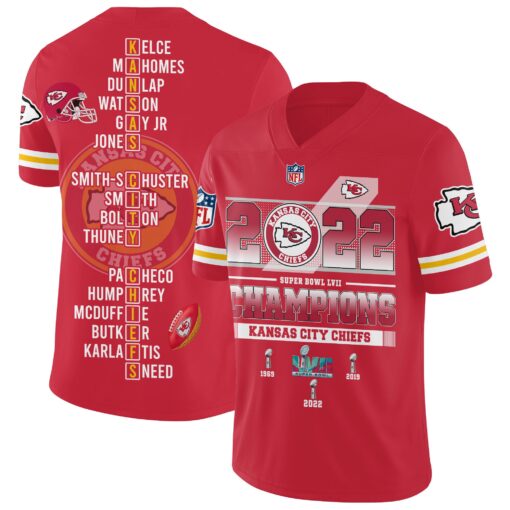 nfl kansas city chiefs super bowl lvii champions baseball jersey h67857325 bj6iw