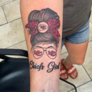 Chiefs Girl Tattoo