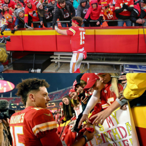  Patrick Mahomes with the Kansas City Chiefs