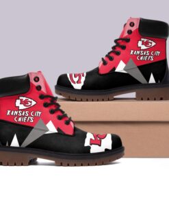 Kansas City Chiefs Leather Boots