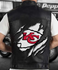 Kansas City Chiefs Men's Leather Jacket