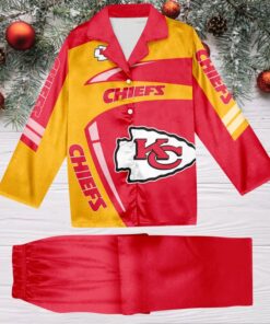 Kansas City Chiefs Satin Pajama Set